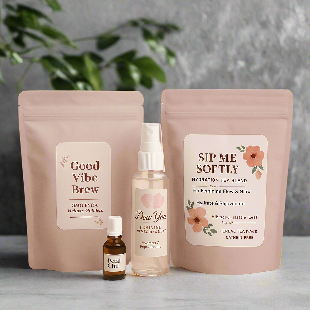 Sip. Mist. Play. – Herbal Tea + Yoni Oil & SPRAY Duo