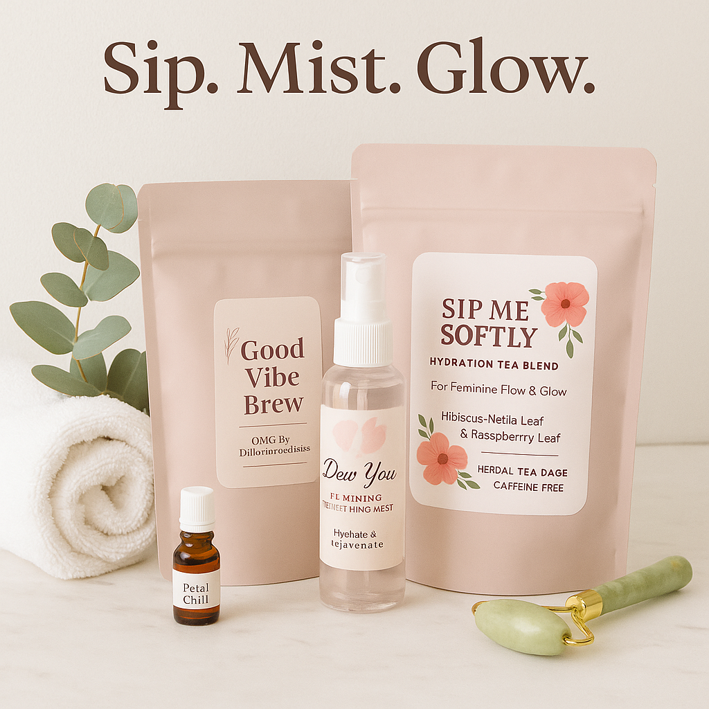 Sip. Mist. Glow. – Feminine Wellness Trio