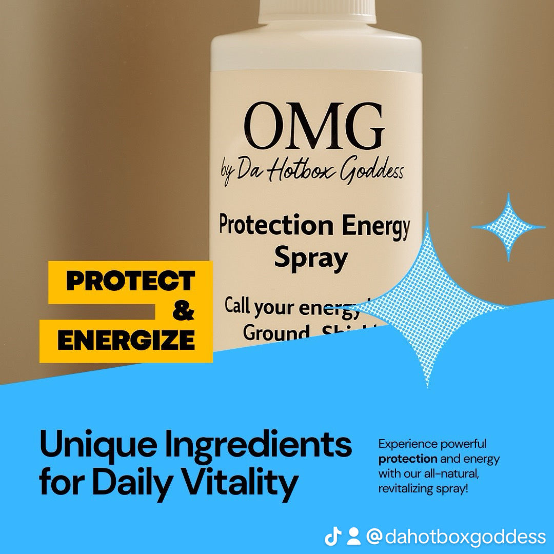Protection Energy Spray – Aura Cleanser for Burnout, Boundaries & Daily Spiritual Reset | Ritual Mist for Altars & Vibes