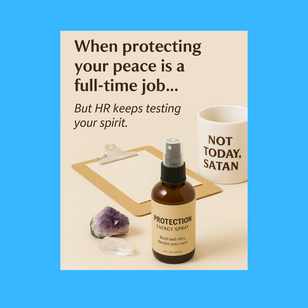 Protection Energy Spray – Aura Cleanser for Burnout, Boundaries & Daily Spiritual Reset | Ritual Mist for Altars & Vibes