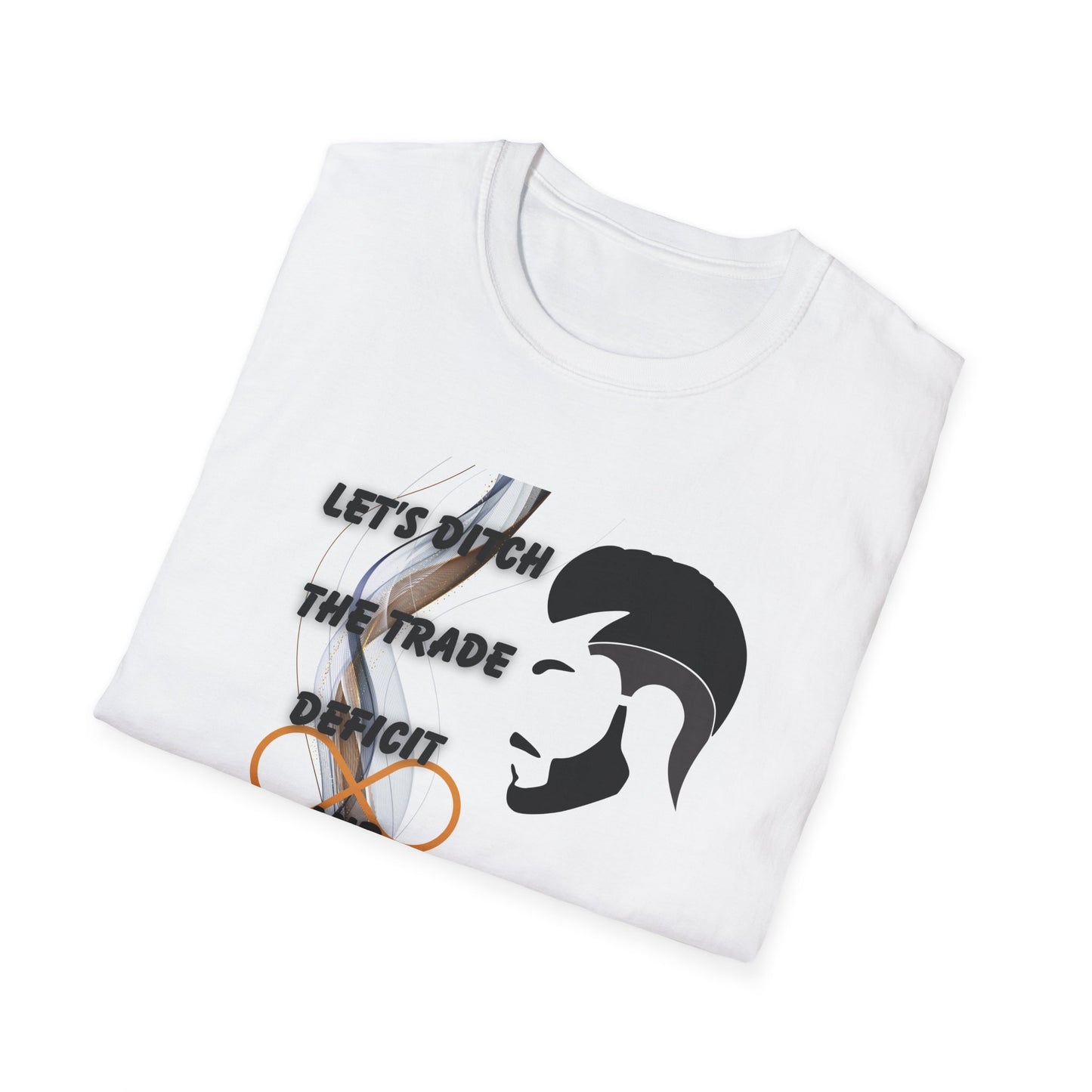 Balance Trade T-Shirt, Unisex Softstyle Tee, Funny Graphic Shirt, Gift for Economists, Trade Humor Apparel, Casual Wear