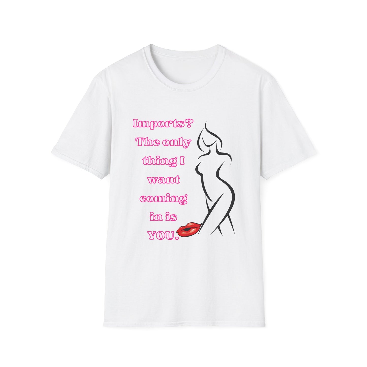 Flirty Unisex T-Shirt, Casual Wear, Gift for Him/Her, Party Attire, Valentine's Day Gift, Fun Statement Tee