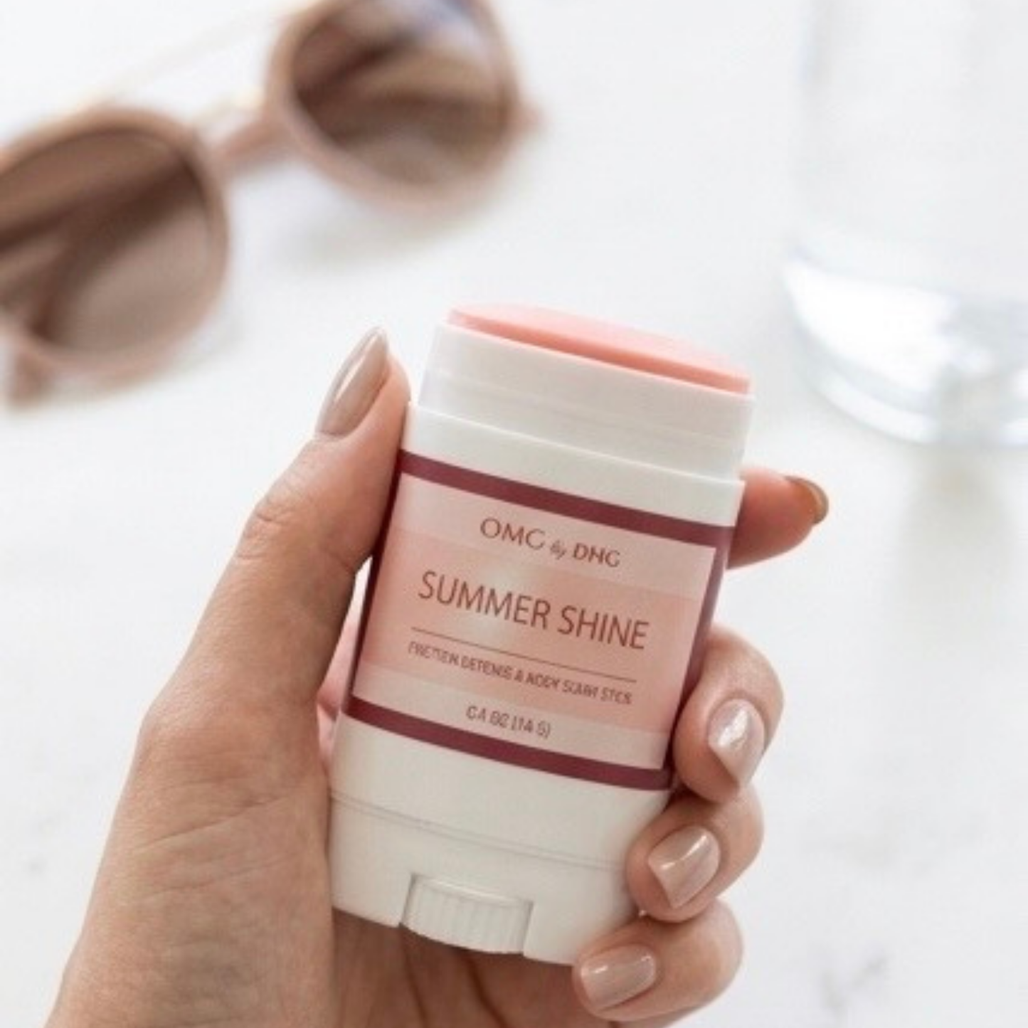 Summer Shine™ Friction Defense Stick | Anti-Chafe Balm | Body Glide Stick | Fresh Scent Stick | Travel Size Skin Protection | OMG by DHG