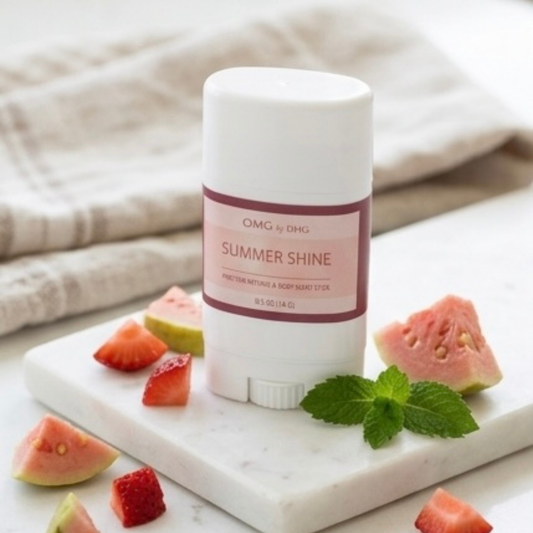 Summer Shine™ Friction Defense Stick | Anti-Chafe Balm | Body Glide Stick | Fresh Scent Stick | Travel Size Skin Protection | OMG by DHG