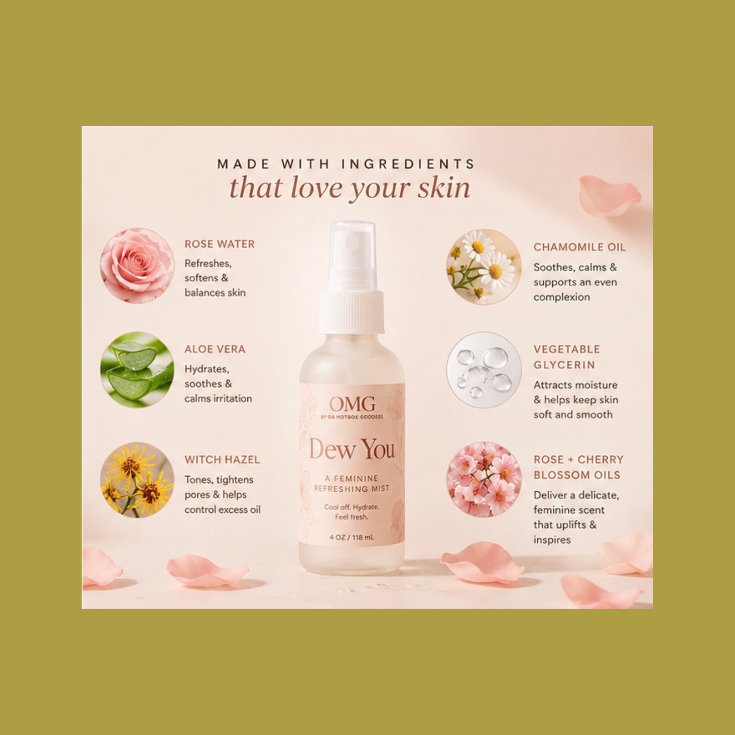 “Dew You” Feminine Refreshing Mist – External Hygiene Spray for Women